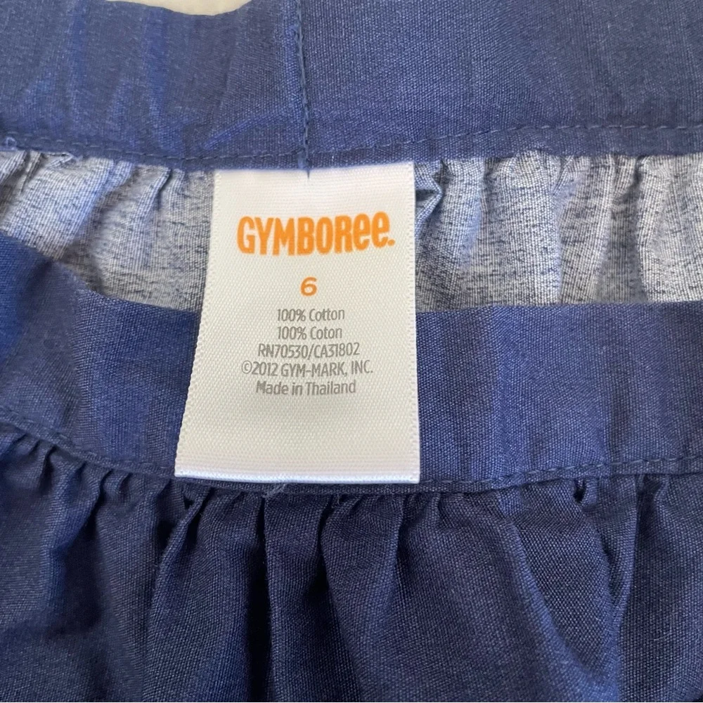 Gymboree Blooming Nautical Poppy Stripe Skirt Size 6